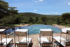 Kenia cottars zwembad